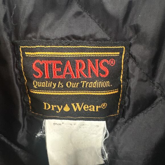 Stearns Camo Jacket Mens Med Quilted Hunting Fishing Outdoors Work Hiking Bomber - Picture 8 of 12